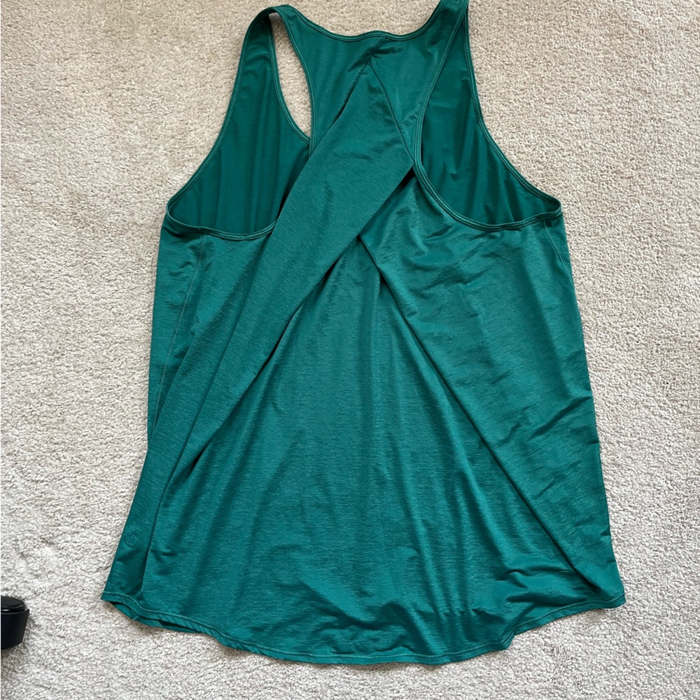 lululemon athletica teal green racerback tank - Picture 5 of 6